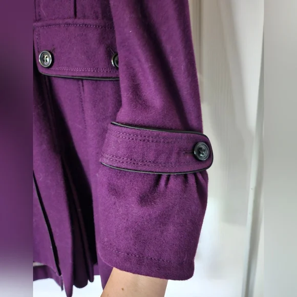 Dark Purple Guess Womens Coat - Picture 5 of 13